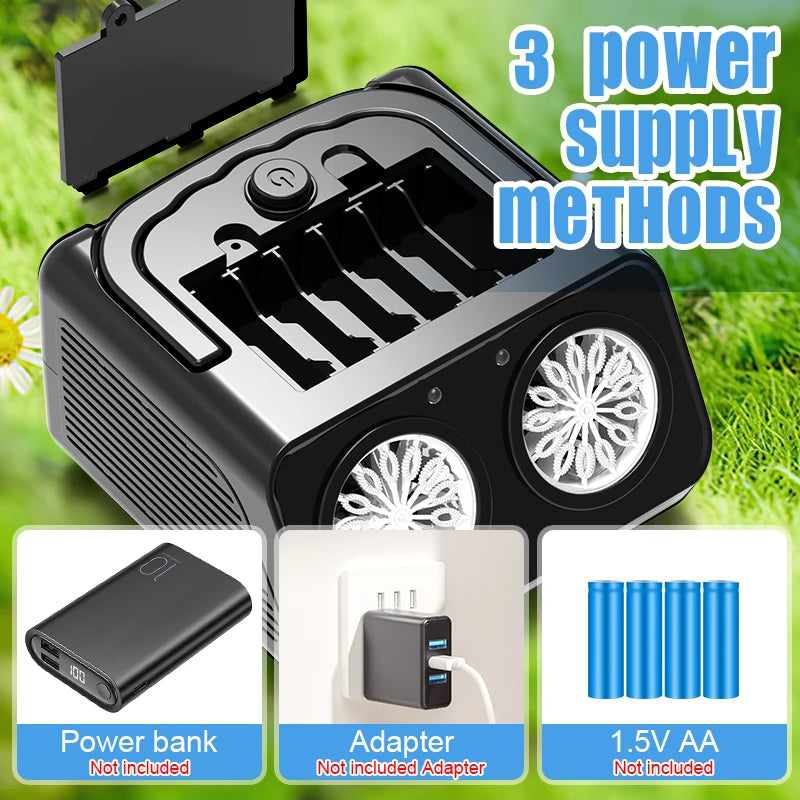 Handheld automatic bubble machine, children's portable bubble machine outdoor wedding game bubble water without battery