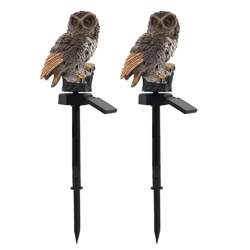 Solar Powered Owl Animal Lawn Lamp Solar Led Light Outdoor Garden Decoration Lamp Waterproof Solar Lights
