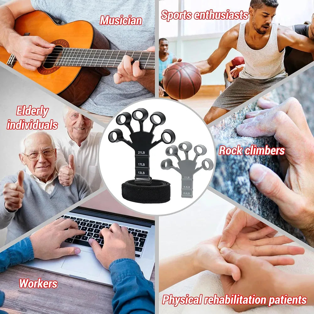 Grip Strength Trainer Wrist Exerciser Strengthener Finger Trainer Used to Exercise Finger Strength, Flexibility