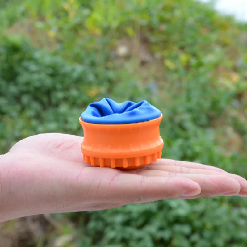 Portable Outdoor Slingshot Strong and Compact Pocket Slingshot for Hunting Camping and Mini Arrow Brush for Adult Outdoor Games