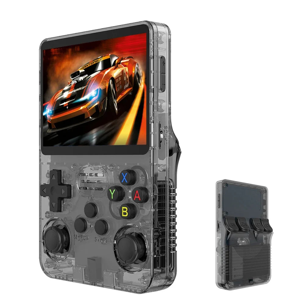 R36S retro handheld video game console 64GB game 3.5-inch IPS screen handheld game console open-source Linux gift