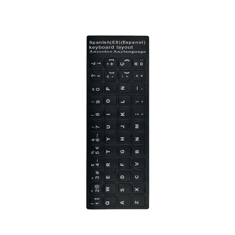 Keyboard Letters Replacement Sticker English/Korean/Spanish/Italiano/Language for Computer Laptop Notebook Desktop