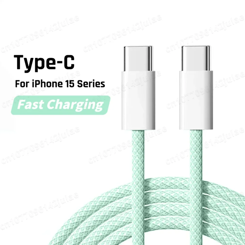 NNBILI 60W USB C to USB C Fast Charging PD Cable For iPhone 15 Pro Max Plus iPad Air 5 Samsung Huawei Xiaomi Type-C to Type-C ﻿