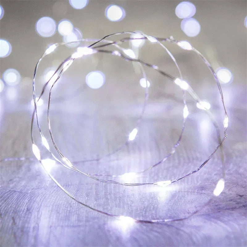 20m USB LED String Lights Fairy String Lights Warm White LED String Lights for Christmas Wedding Party Home Holiday Decoration