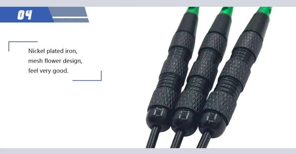 New Darts High-quality 3Pcs/set Steel Pointed Darts Professional 20g Indoor Sports Entertainment Dart Green Shafts Flight