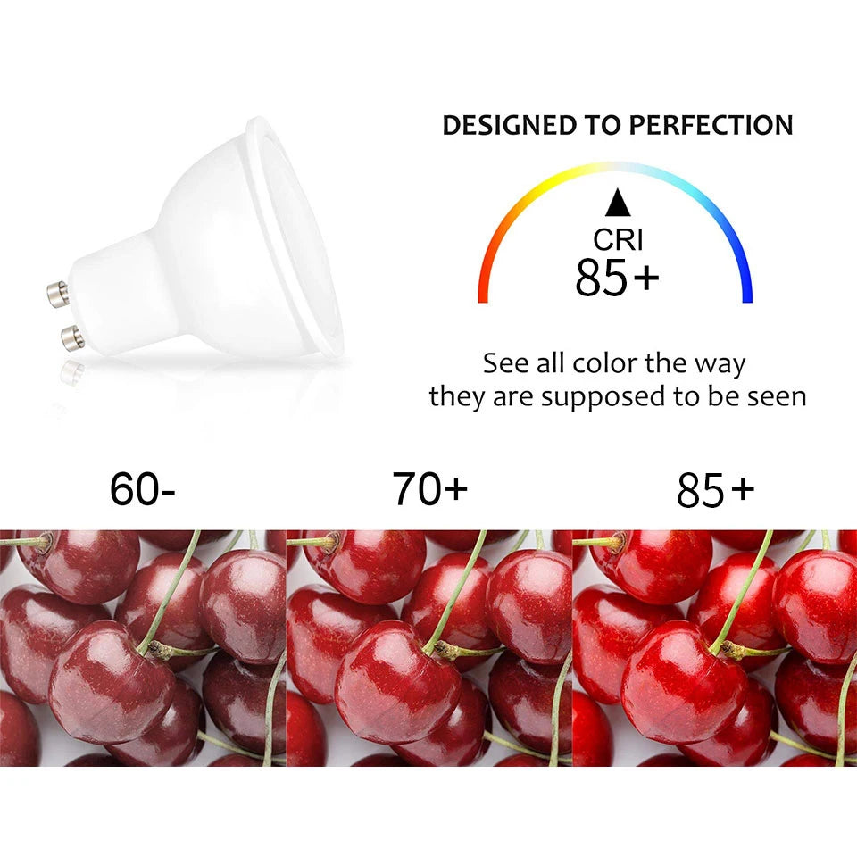 50PCS GU10 Led Bulb Light 220V Spotlight Bulb Bombillas LED Lamp Decoration Lamp Light energy saving Lampara  For Home Office