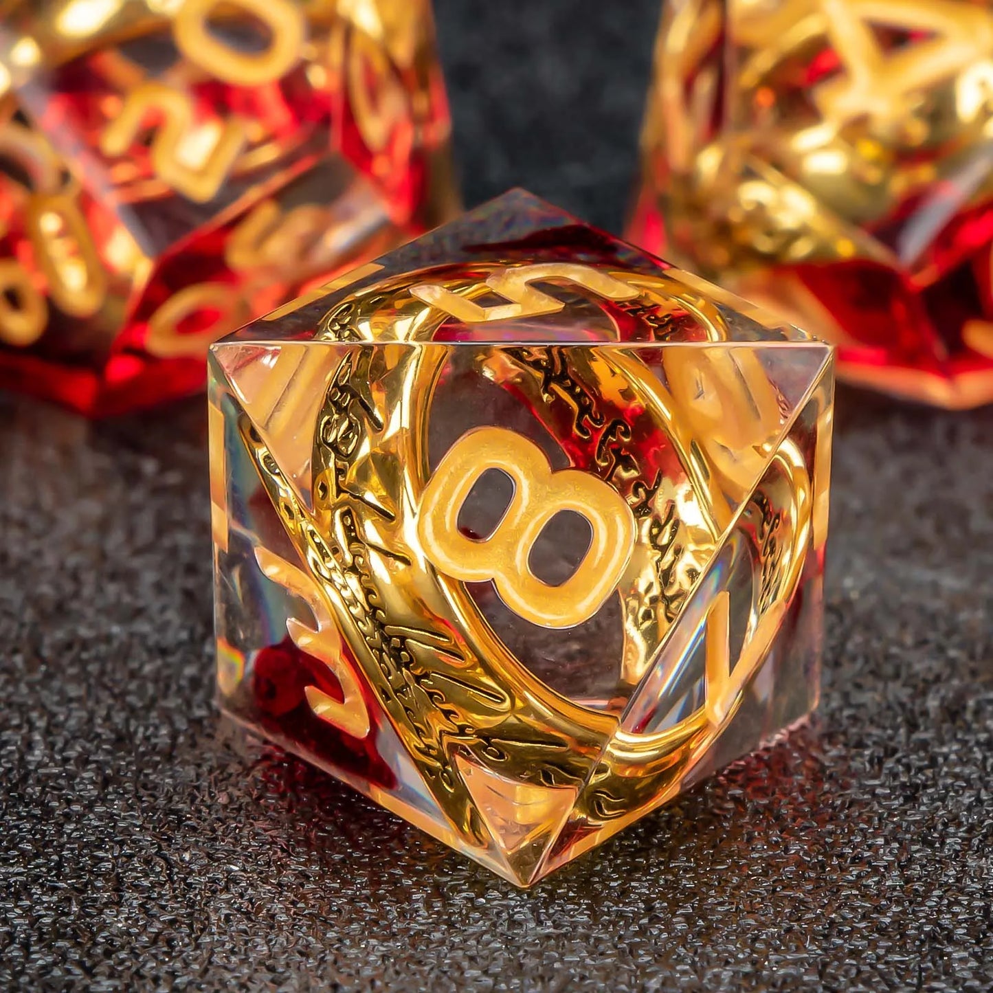 Include One Rings Dice Set, Lord of Dice Polyhedral Dice Set, The Ring Dice,  d d dice