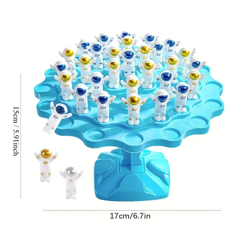 1pc Astronaut Balance Tree Family Entertainment Toy Interaction Game Party Toy Battle Game Balancing Board Game