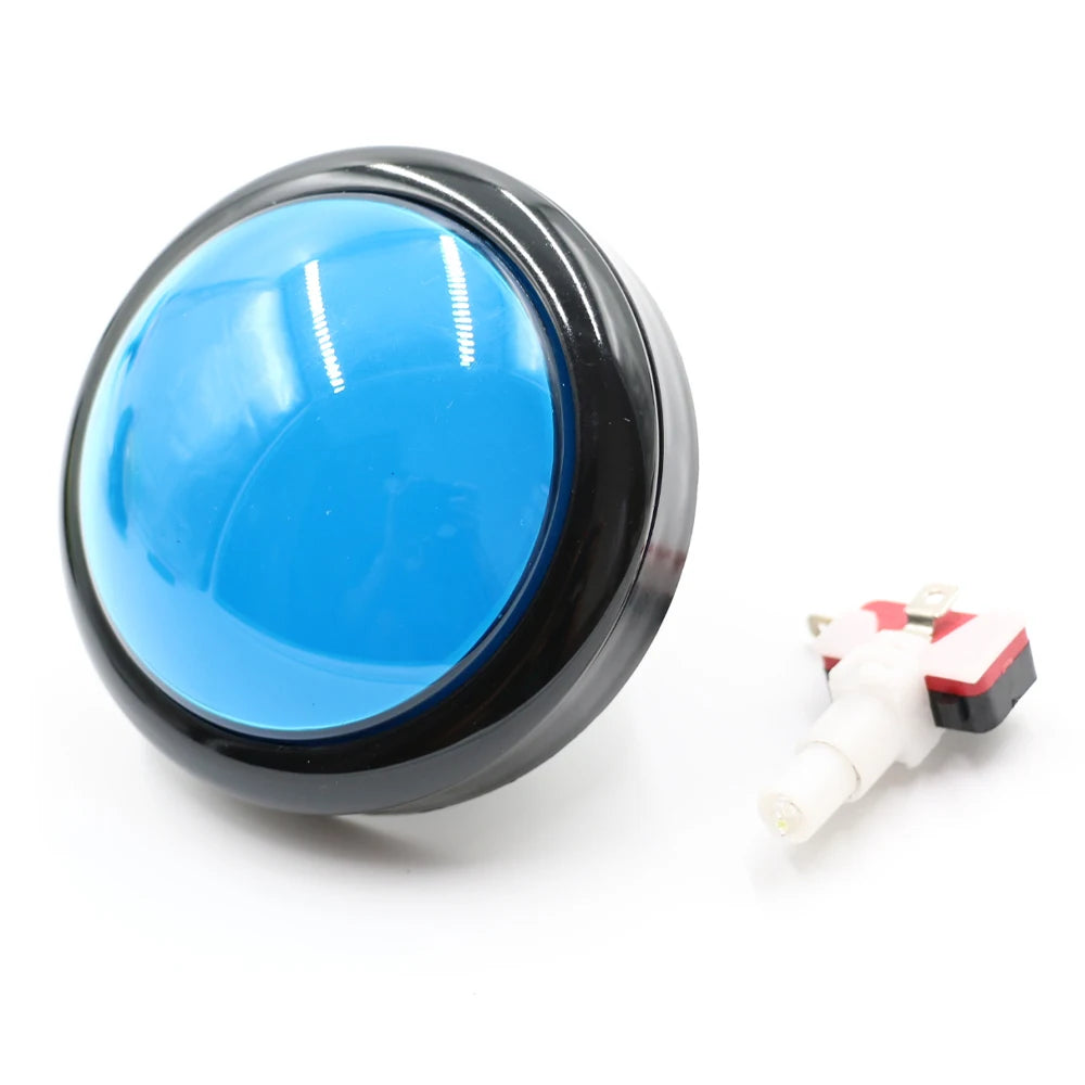 Big 100mm Light Push Button Illuminated Led Answerer Switch Video Rhythm Of Music Game Vending Machine Coin Arcade Pinball Parts