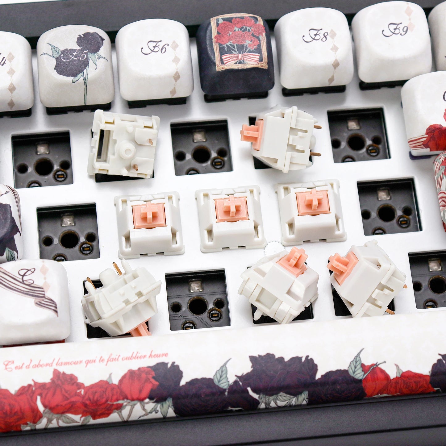 Holy Panda Tactile Switch 55g 62g 67g POM Creamy Switches Mechanical Keyboard Gaming Custom DIY 5-Pins Cherry MX Switch Hot-Swap