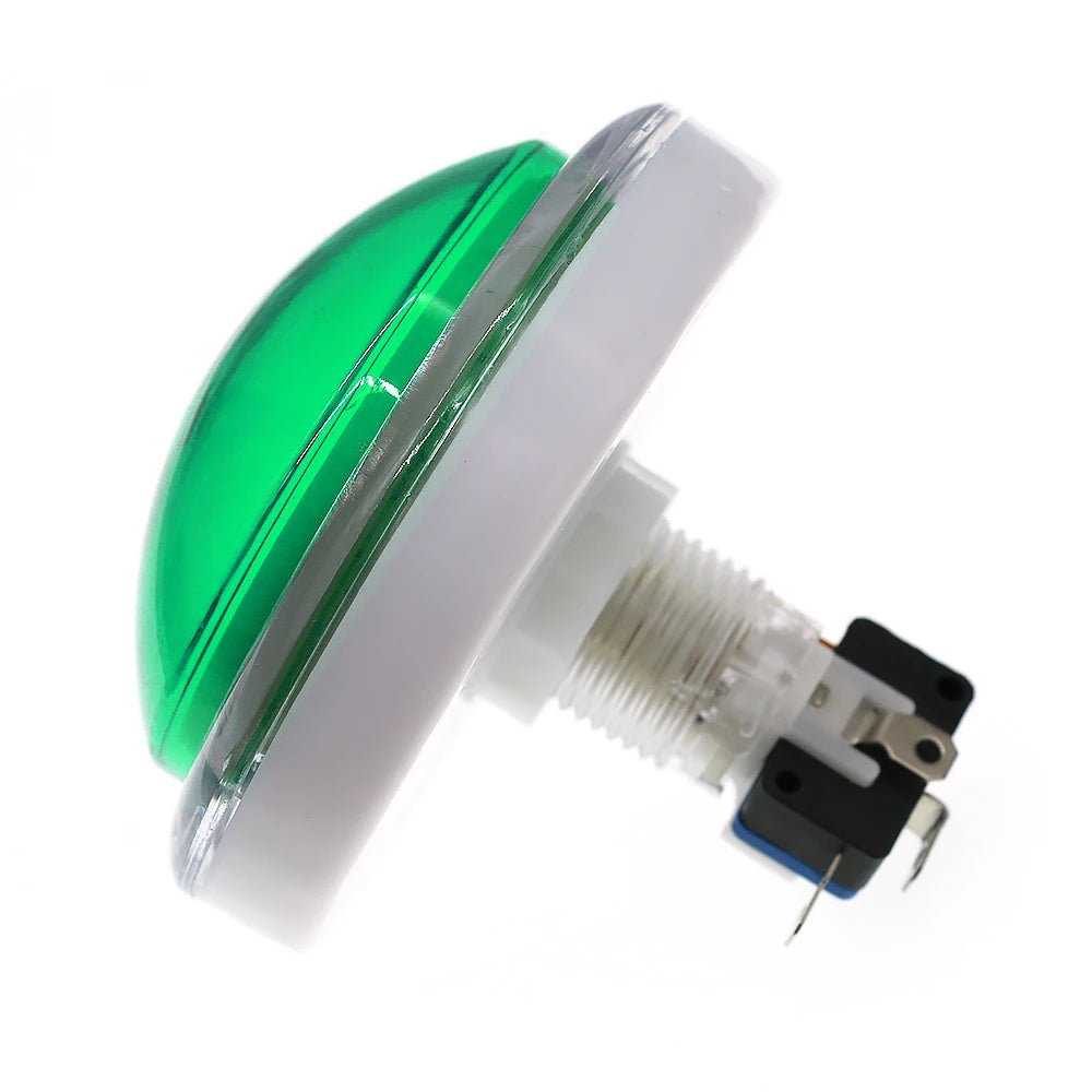 Big 100mm Light Push Button Illuminated Led Answerer Switch Video Rhythm Of Music Game Vending Machine Coin Arcade Pinball Parts