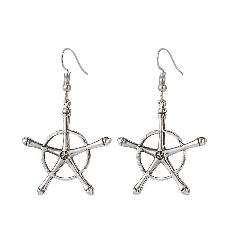 Anime Bleach Necklace Quincy Ishida Uryuu Cosplay Ginrei Gojiaku Amulet Alloy Choker Chain Keychain Pendant Jewelry Gifts