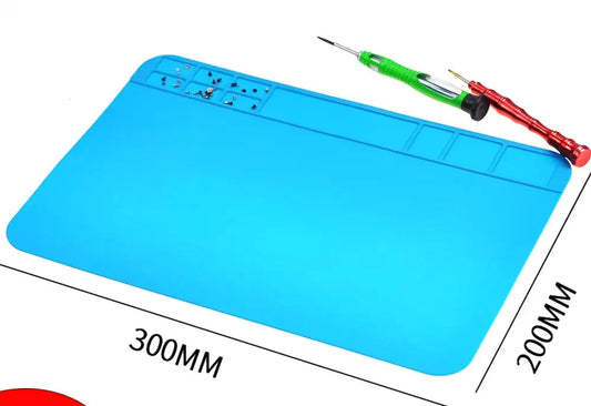 Ansiki 300x200mm Repair welding work pad High Temperature Resistant Silicone Pad ESD Anti-Static waterproof for Repair tool kit