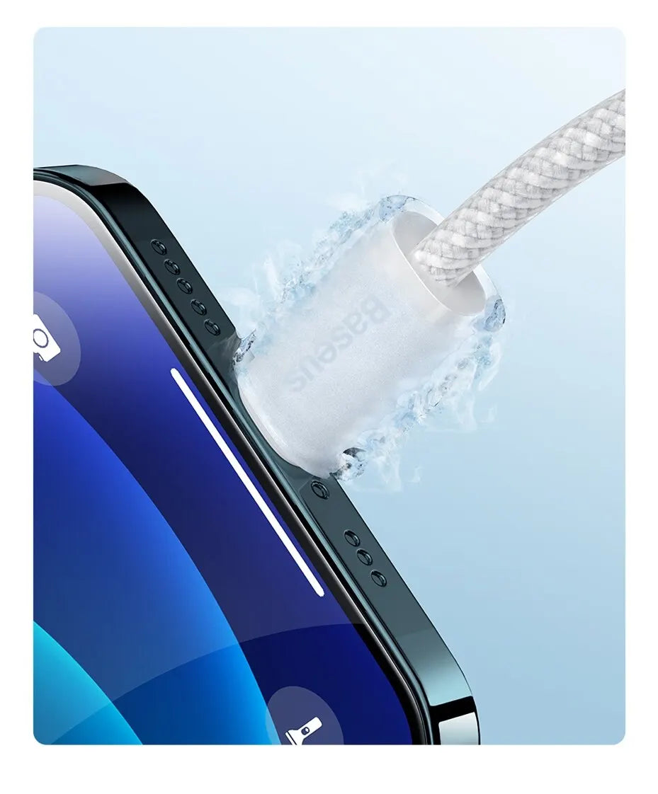 Baseus USB C Cable For IPhone 14 13 12 11 Pro Max XS 20W Fast Charging Cable Type C To Lighting Date Wire For iPad Macbook