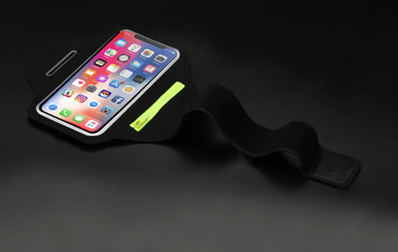 Fitness Arm Bag Zipper Head Mobile Phone Earphone Storage Bag for iPhone 16 15 14 13 Samsung Xiaomi AirPods Running Accessories