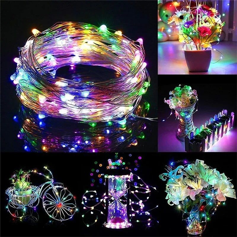 20m USB LED String Lights Fairy String Lights Warm White LED String Lights for Christmas Wedding Party Home Holiday Decoration