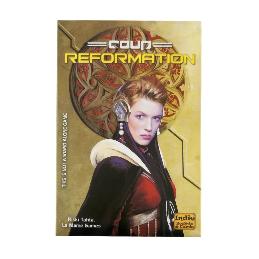 Indie Boards and Cards | Coup | Card Game | Ages 14+ | 2-6 Players | 15 Minute Playing Time