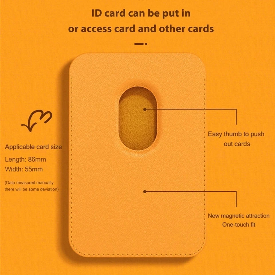 For Magnetic Card Holder Case For iPhone 14 13 12 11 Pro Max Mini X XS XR 8 Plus Phone Leather Wallet Bag Cover