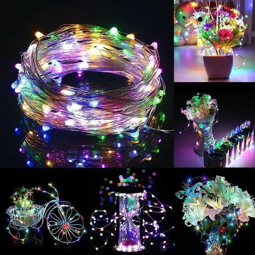 20m USB LED String Lights Fairy String Lights Warm White LED String Lights for Christmas Wedding Party Home Holiday Decoration