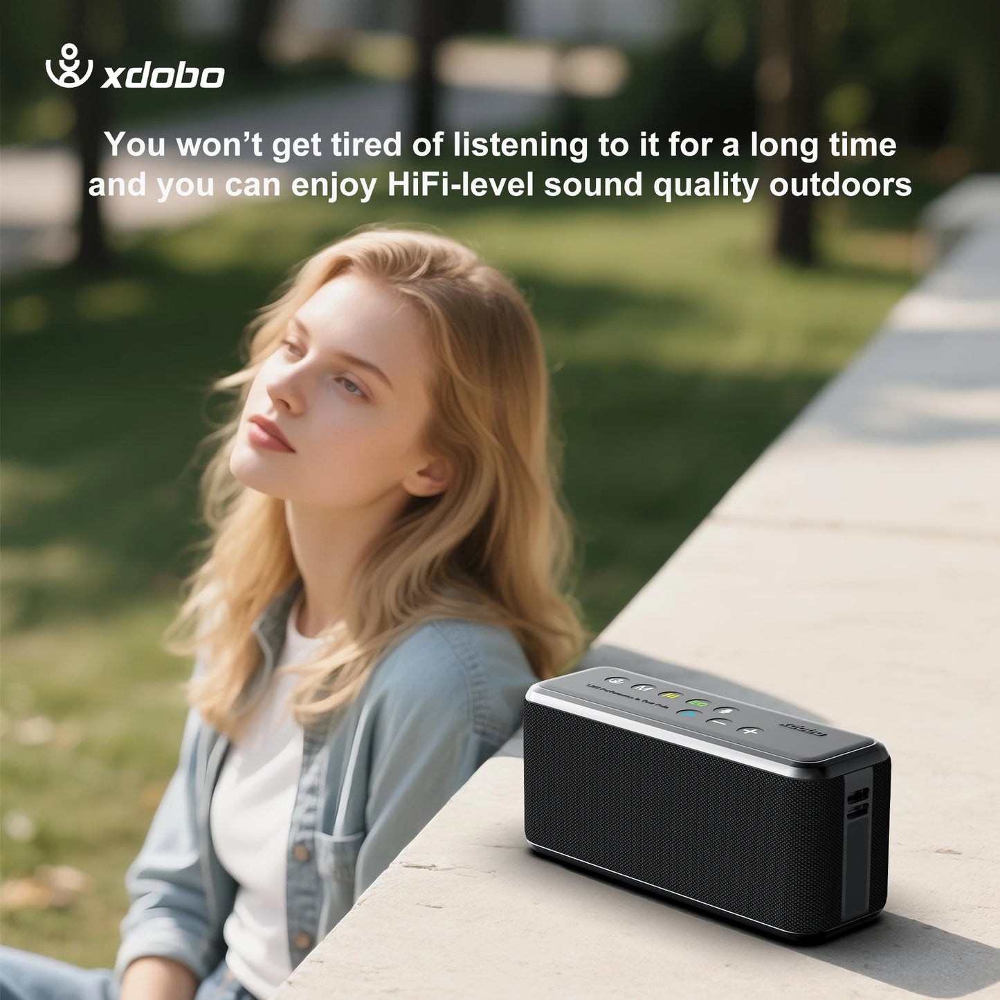 Super Power XDOBO X8 Max 100W Portable Wireless Speaker TWS Subwoofer Support USB/TF/AUX 20000mAh Four-cell Power Bank Function