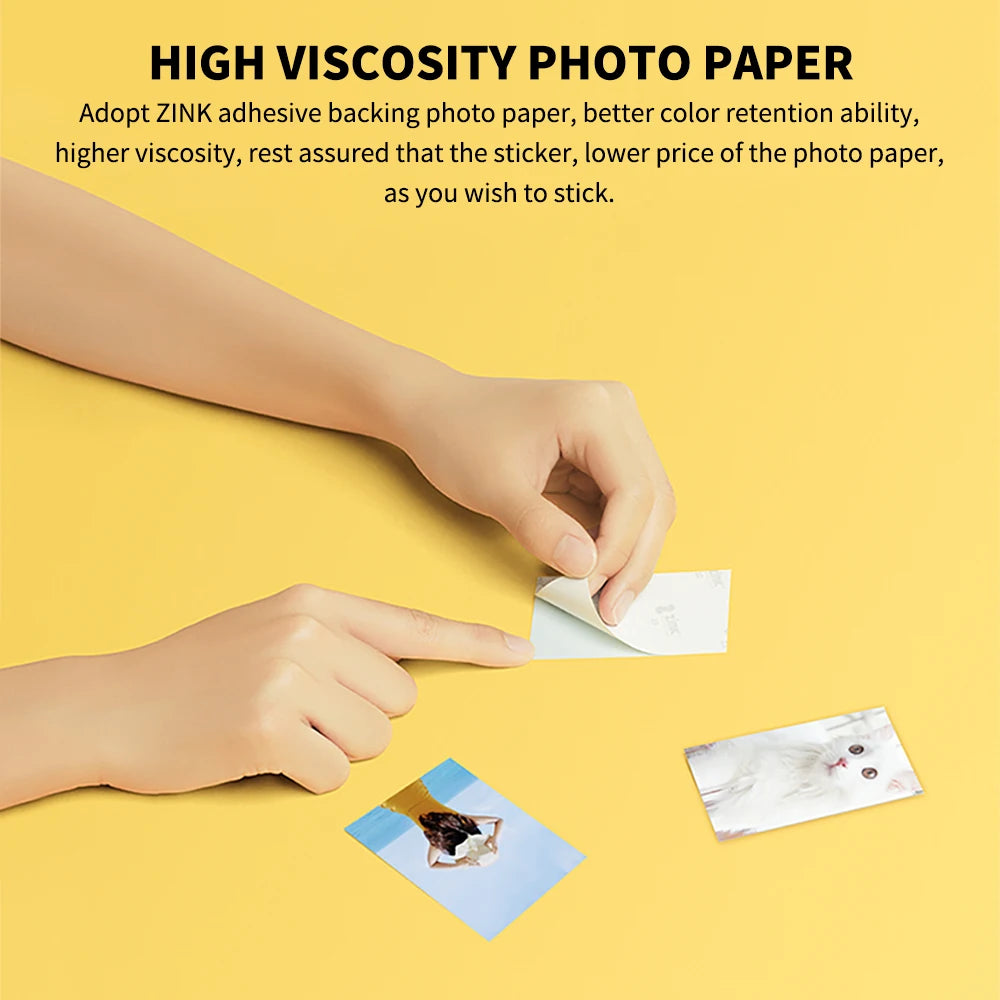 AR Printer 300dpi Portable Photo Mini Pocket With DIY Share 500mAh Picture Printer Pocket Printer Work With Mihome APP