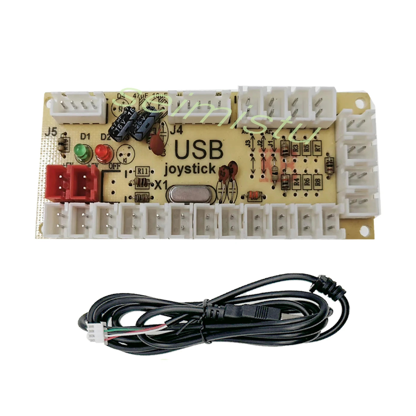 DIY Arcade usb zero delay Encoder PC to Joystick Arcade Rocker Circuit Board Control Module for PS2 PS3 with Cable Push Button