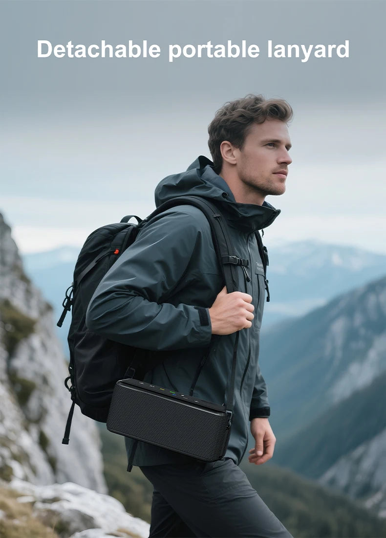 Super Power XDOBO X8 Max 100W Portable Wireless Speaker TWS Subwoofer Support USB/TF/AUX 20000mAh Four-cell Power Bank Function