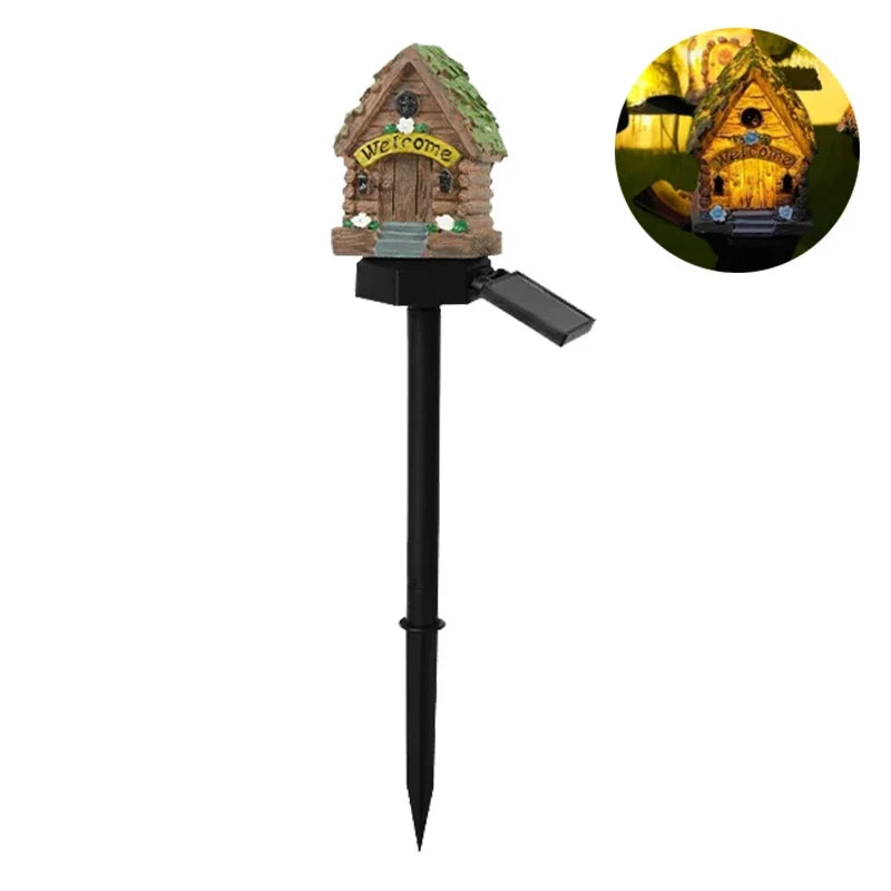 Solar Powered Owl Animal Lawn Lamp Solar Led Light Outdoor Garden Decoration Lamp Waterproof Solar Lights