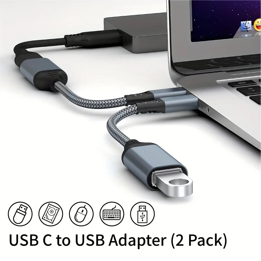 USB C to USB adapter 3 0 USB C OTG adapter 10Gbps USB Type C to USB adapter USB C to USB A female OTG cable for MacBook Pro iPad