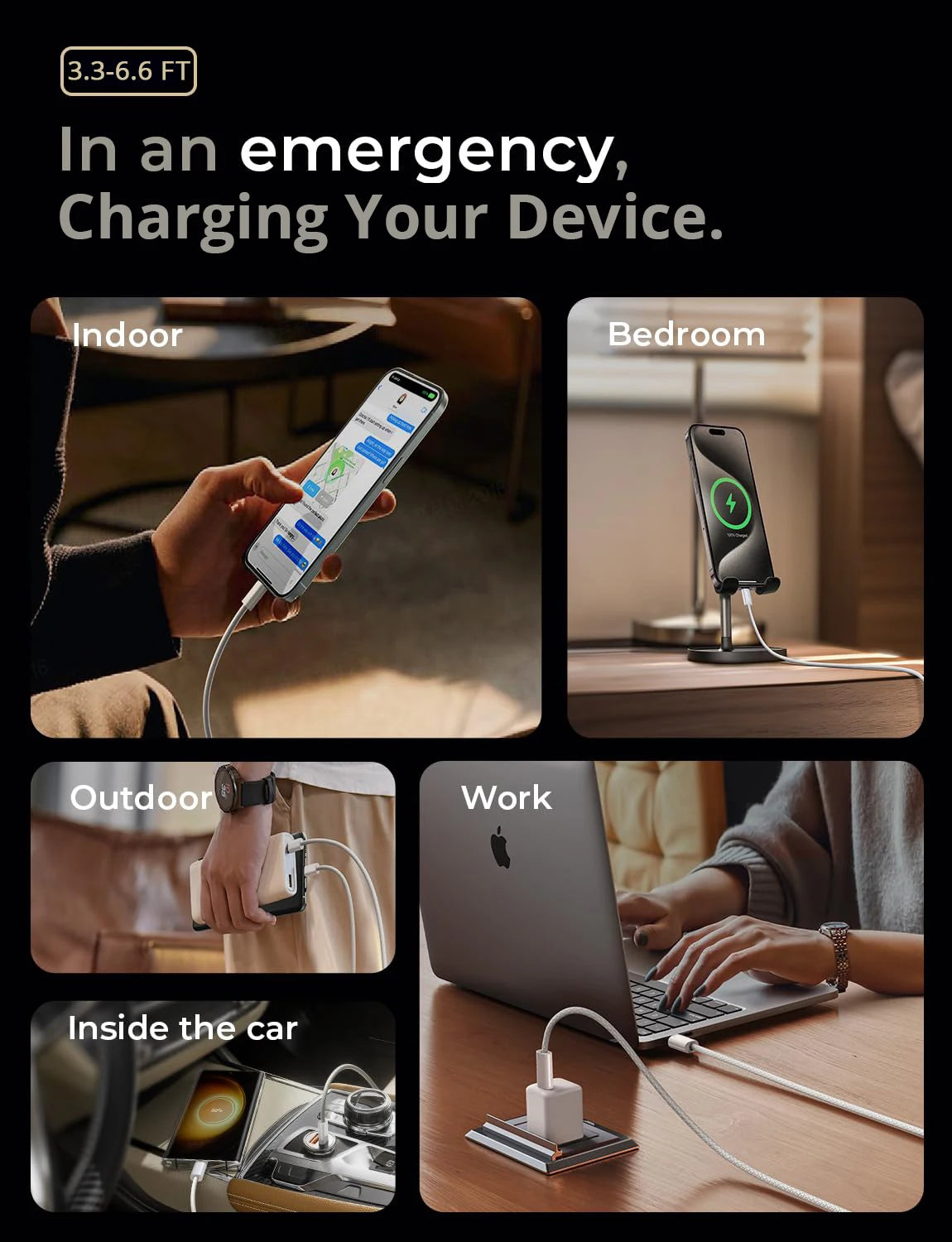 NNBILI 60W USB C to USB C Fast Charging PD Cable For iPhone 15 Pro Max Plus iPad Air 5 Samsung Huawei Xiaomi Type-C to Type-C ﻿