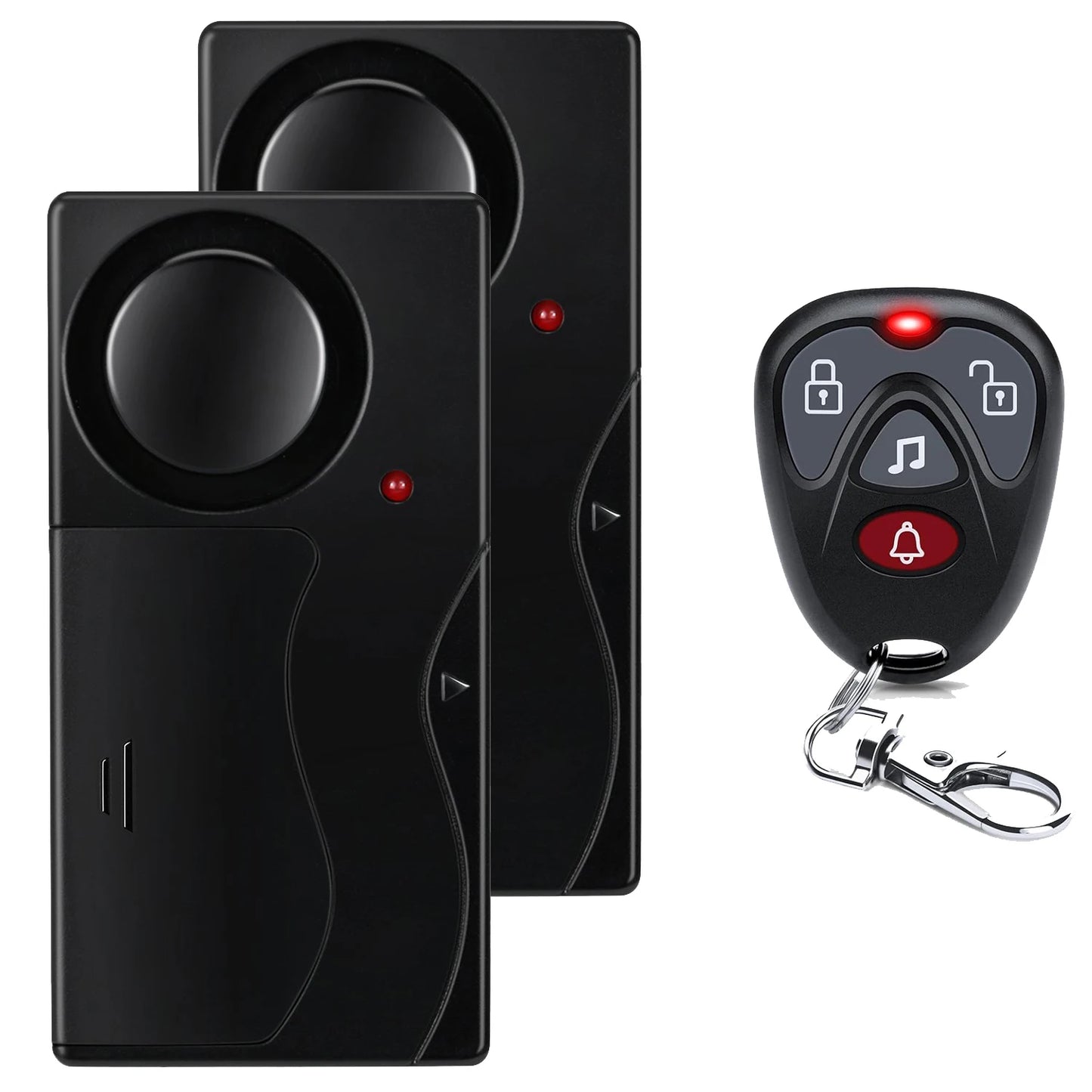 New 110dB Door And Window Vibration Alarm Wireless Anti-Theft  Alarm With Remote Control Home Bicycle Security Burglar Alarm