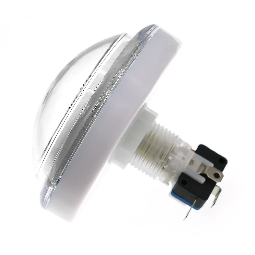 Big 100mm Light Push Button Illuminated Led Answerer Switch Video Rhythm Of Music Game Vending Machine Coin Arcade Pinball Parts