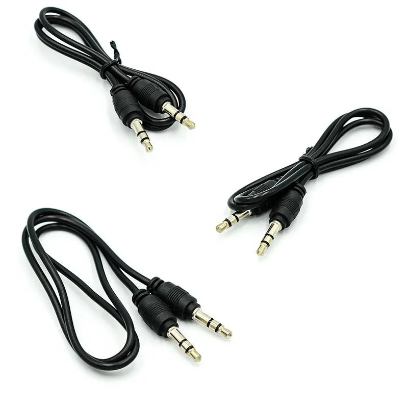 3.5mm Jack Audio Cable Jack 3.5mm Male to Male Audio Aux Cable For Phone Headphone Car MP3 Speaker Computer Aux Cord 0.5M 1m