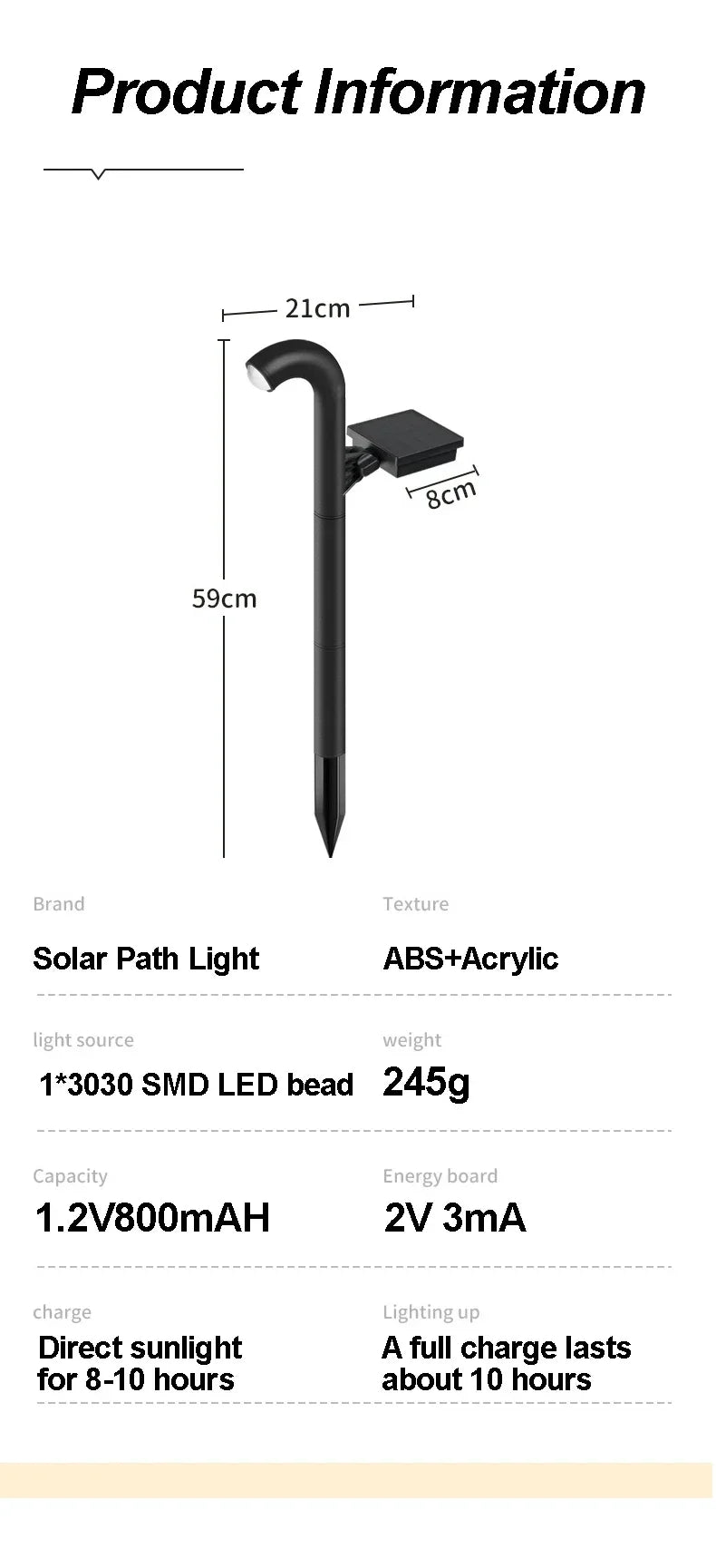 1-4 Pcs Solar LED Light Super Bright Spotlight Outdoor Lighting IP55 Waterproof Lawn Lamps Path Light for Garden Walkway Decor