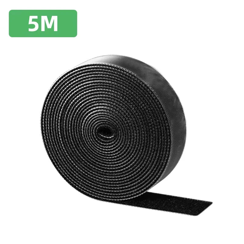 1/5M Cable Organizer Cable Management Wire Winder Tape Earphone Mouse Cord Management Ties Protector For iPhone Xiaomi Samsung