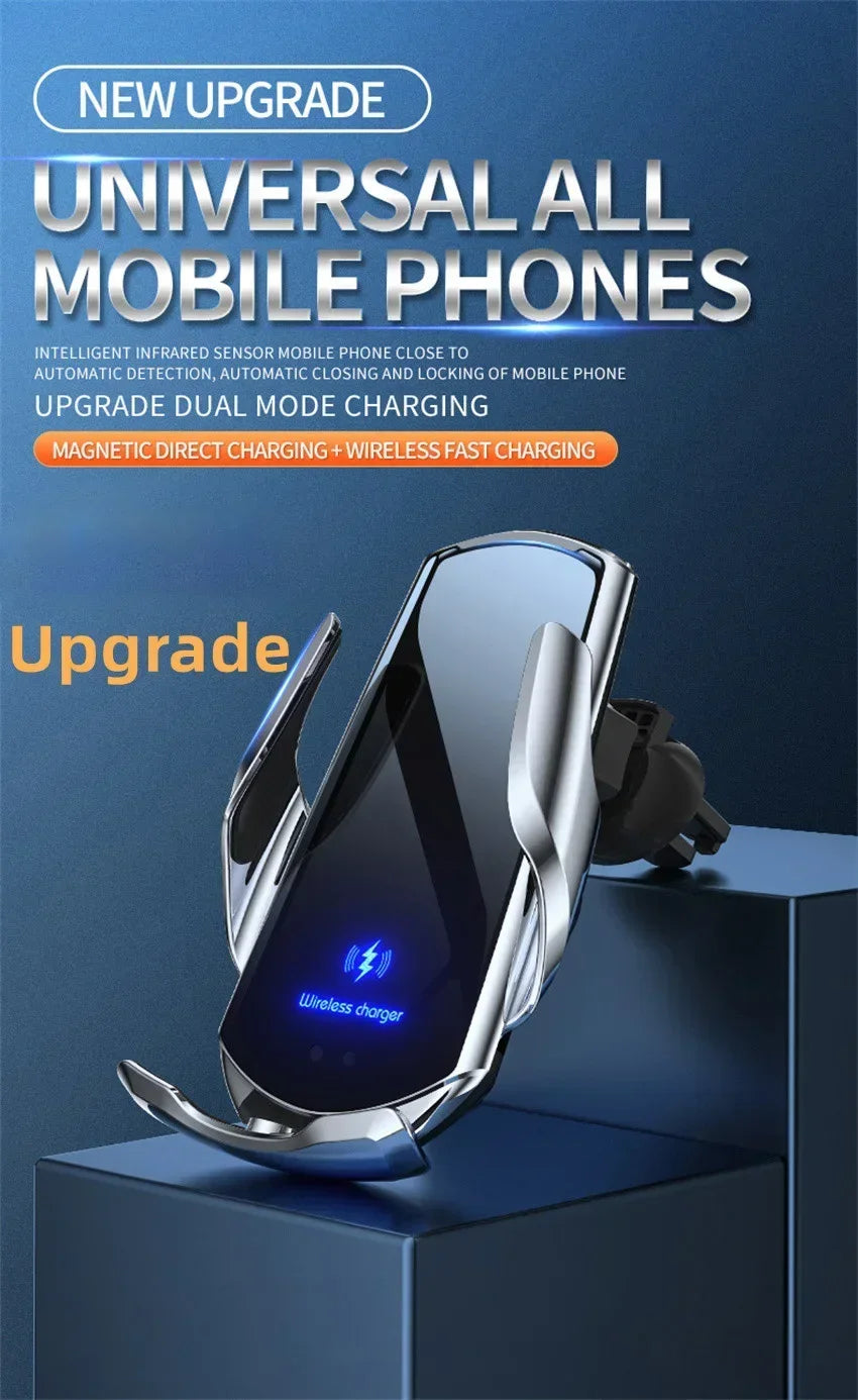 30W Wireless Car Charger Magnetic Car Phone Holder For iPhone 16-12 Pro Max Xiaomi Samsung Fast Charging Wireless Chargers
