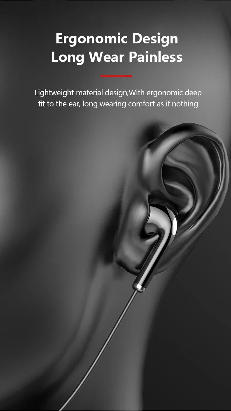 New Sport Neckband Earphone Wireless Headphone audífonos bluetooth inalámbrico Gaming LED Display ear buds for xiaomi huawei