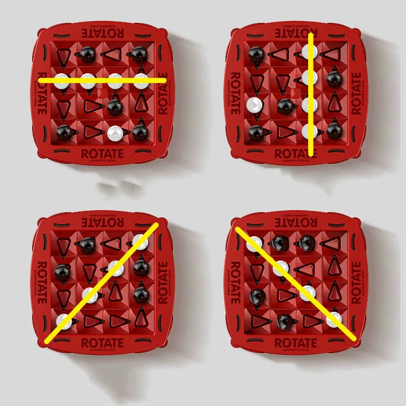 4 In A Row Game Educational Orbit Logic Board Game 2 Player Fast Strategy Game Track Logic Board For Fun Family Game Party Toys