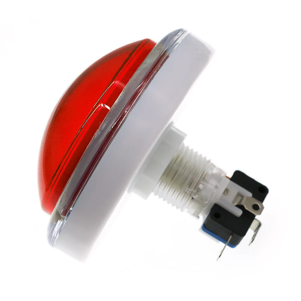 Big 100mm Light Push Button Illuminated Led Answerer Switch Video Rhythm Of Music Game Vending Machine Coin Arcade Pinball Parts