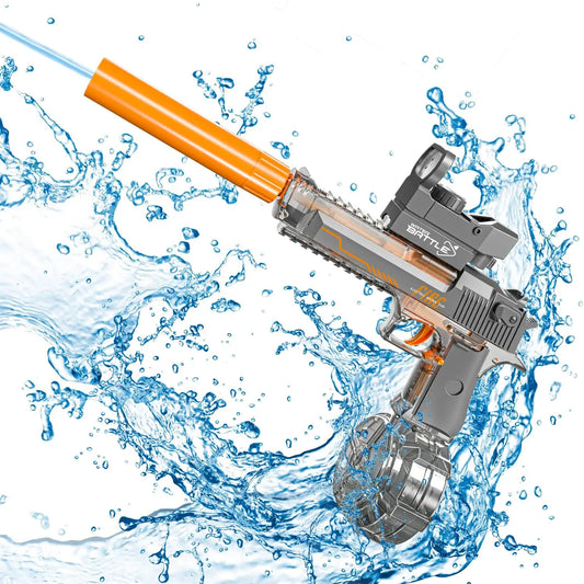 Electric Water Gun - Automatic Manual Dual Modes  Rechargeable Water Gun with Large Capacity, for Summer Outdoor Pool Fun