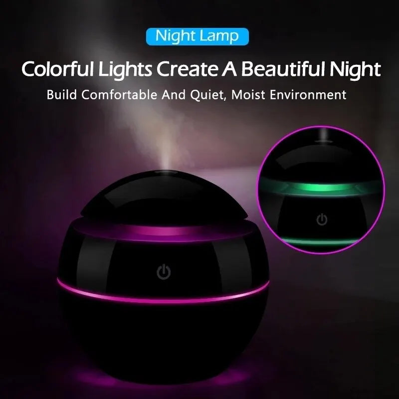 Clearance_Mini Humidifier Usb Aromatherapy Machine Car Mounted Air Purifier Indoor Facial Hydration Night Colorful Atmosphere Li