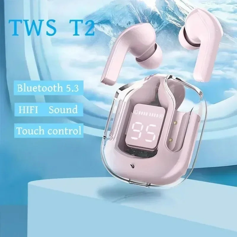 Original Bluetooth Headphones Transparent Wireless Bluetooth Headset HIFI Sound Quality Bluetooth 5.3 For Xiaomi Earbuds