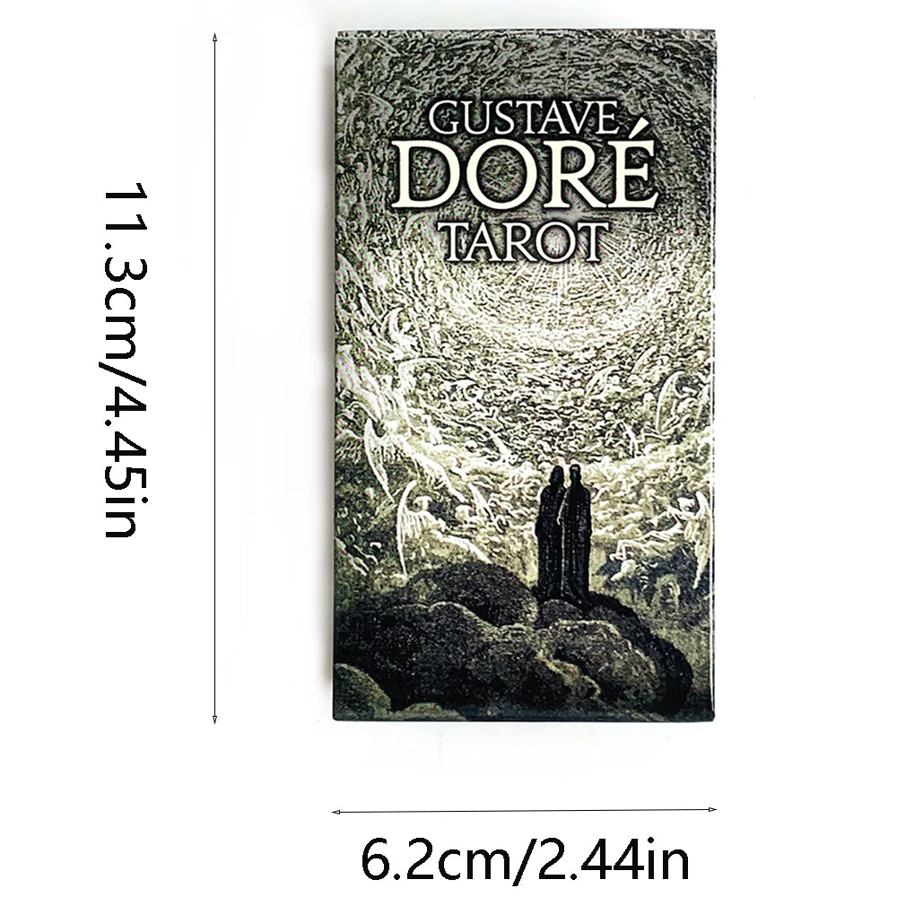 Gustave Dore Tarot Card 78pcs Cards Party Board Games For Family And Friends Entertainment English Version Divination Game Card