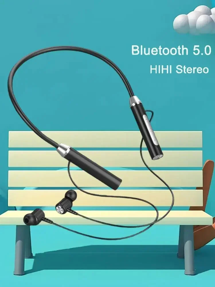 K58 Wireless Earphones Bluetooth 5.3 Neckband Headphones Gaming LED Display HIFI Headset Sports TWS Earbuds With Mic