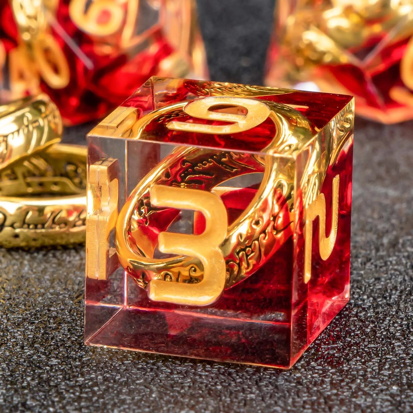 Include One Rings Dice Set, Lord of Dice Polyhedral Dice Set, The Ring Dice,  d d dice