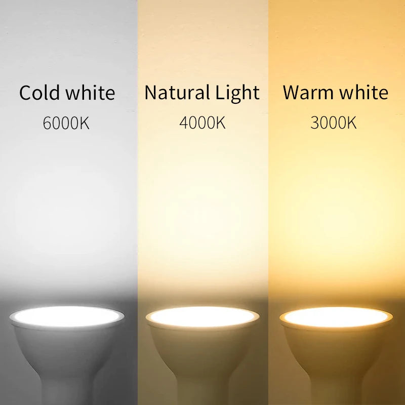 50PCS GU10 Led Bulb Light 220V Spotlight Bulb Bombillas LED Lamp Decoration Lamp Light energy saving Lampara  For Home Office