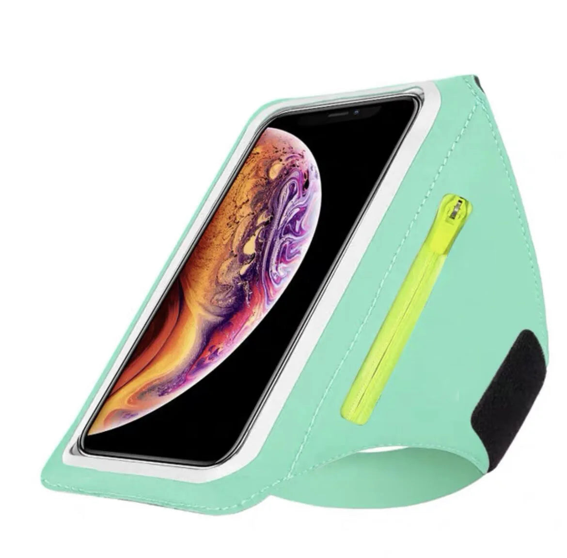 Fitness Arm Bag Zipper Head Mobile Phone Earphone Storage Bag for iPhone 16 15 14 13 Samsung Xiaomi AirPods Running Accessories