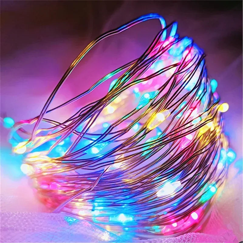 20m USB LED String Lights Fairy String Lights Warm White LED String Lights for Christmas Wedding Party Home Holiday Decoration