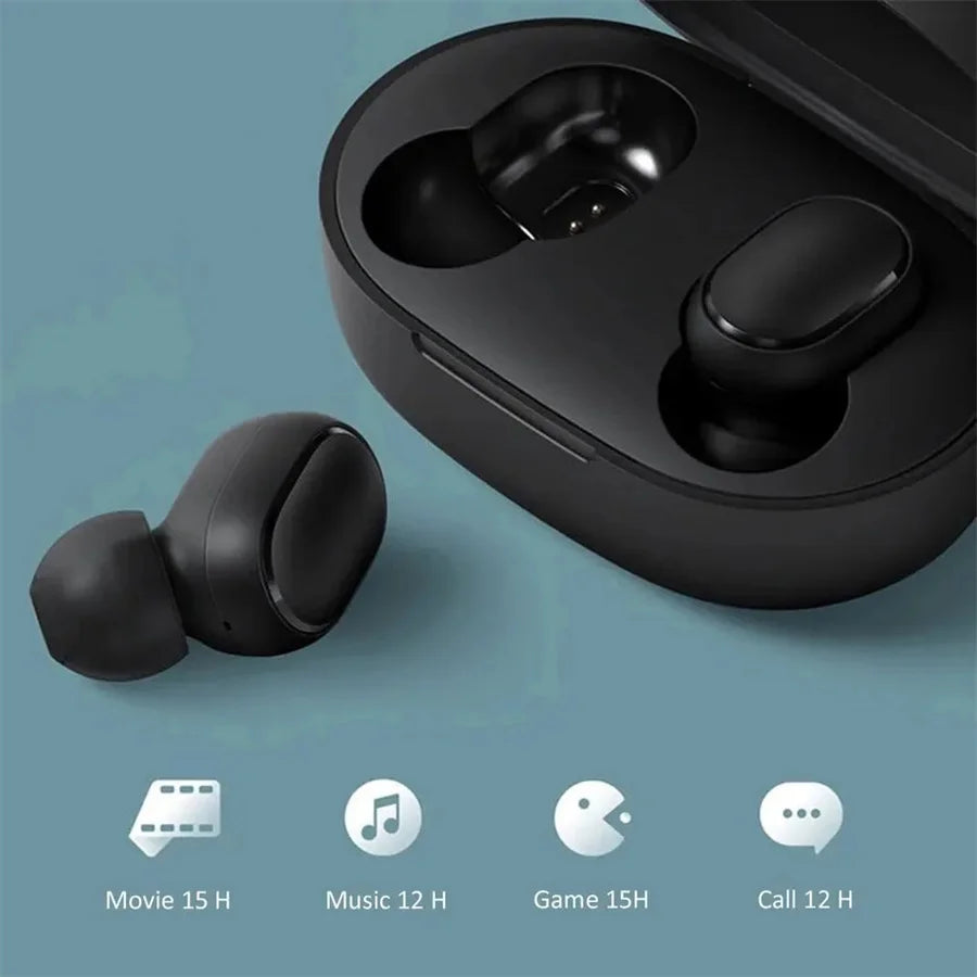 Headset Wireless Earphones Bluetooth Headphones Sport LED Display Touch Stereo Fone Bluetooth Earbuds for Xiaomi Huawei