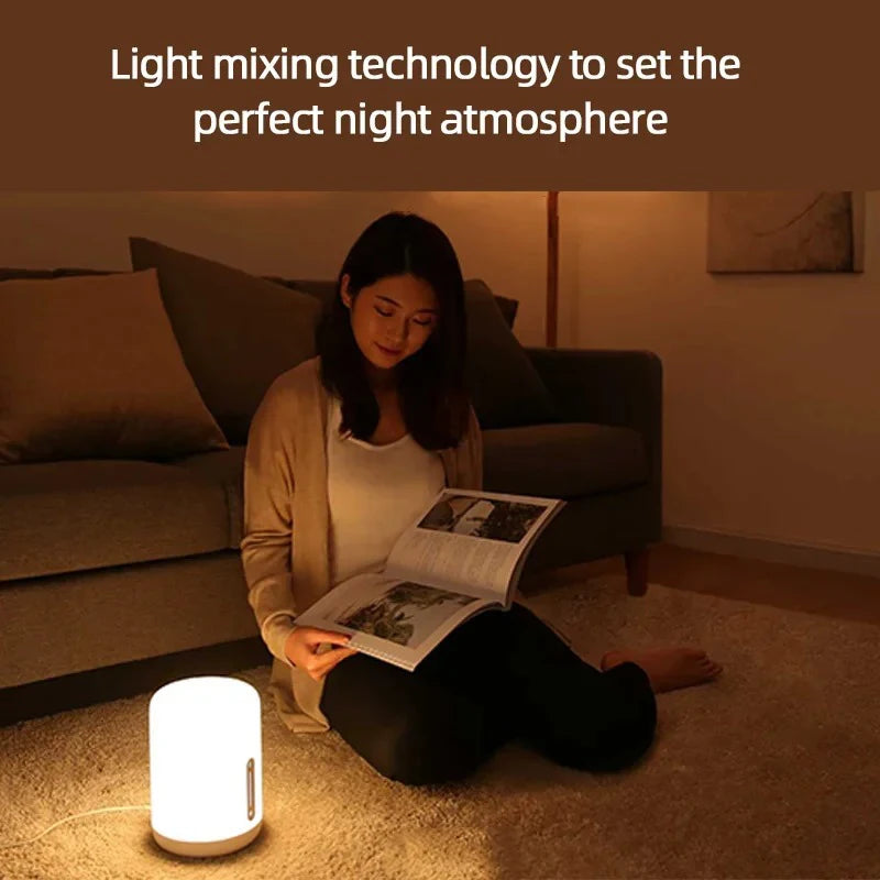 Original Xiaomi Mijia Bedside Lamp 2 Smart Table LED Night Light MJCTD02YL 12V-1A